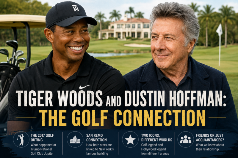 Tiger Woods and Dustin Hoffman: The Golf Connection