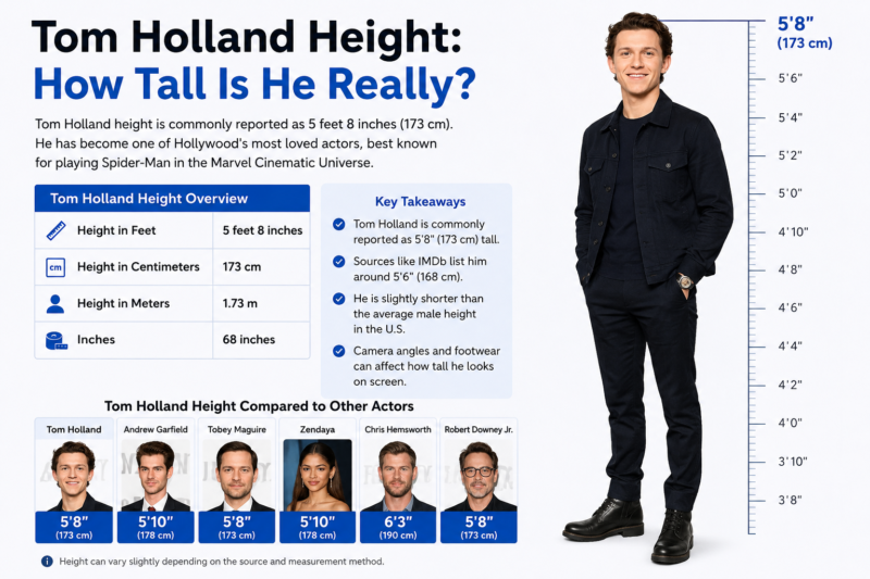 Tom Holland Height: How Tall Is He Really?
