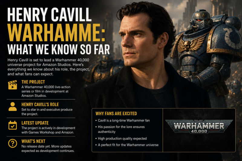 Henry Cavill Warhamme: What We Know So Far