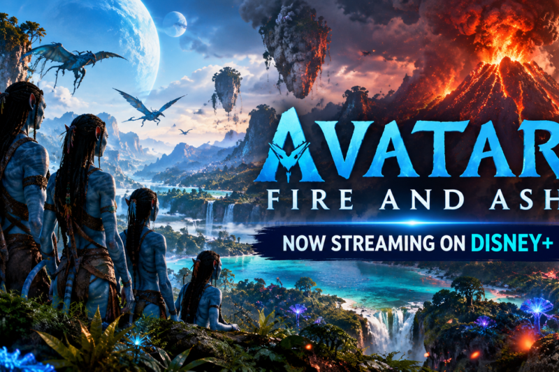 When Will Avatar Fire and Ash Be on Disney+?