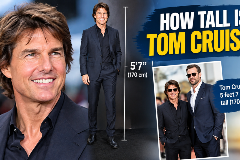 How Tall Is Tom Cruise? His Height in Feet
