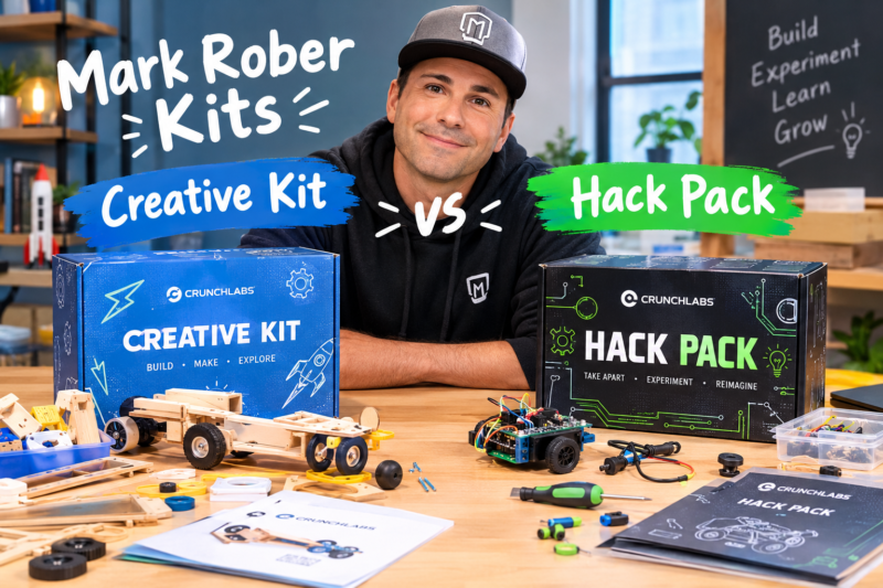 Mark Rober Kits: Creative Kit vs. Hack Pack
